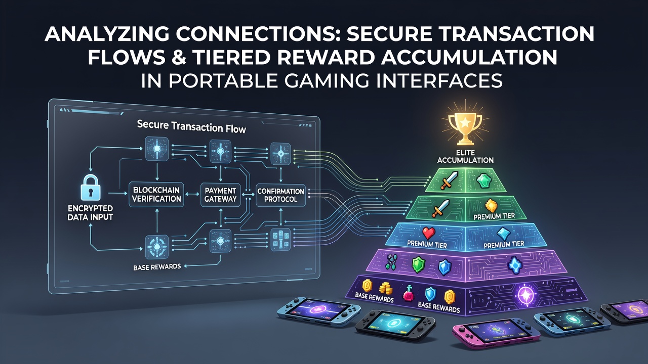 Mobile gaming interface displaying secure transaction processing alongside tiered reward progress indicators on a portable device screen