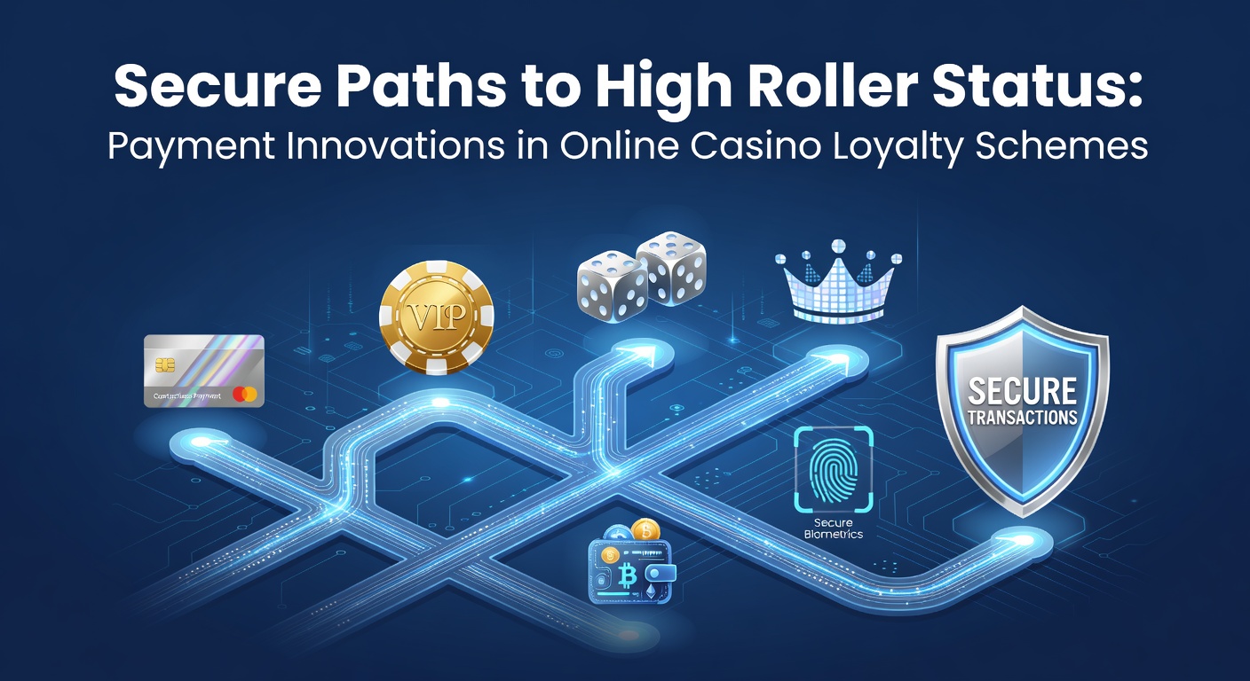Digital graphic showing encrypted payment streams flowing into a high-stakes loyalty vault, symbolizing secure upgrades to VIP status in online casinos